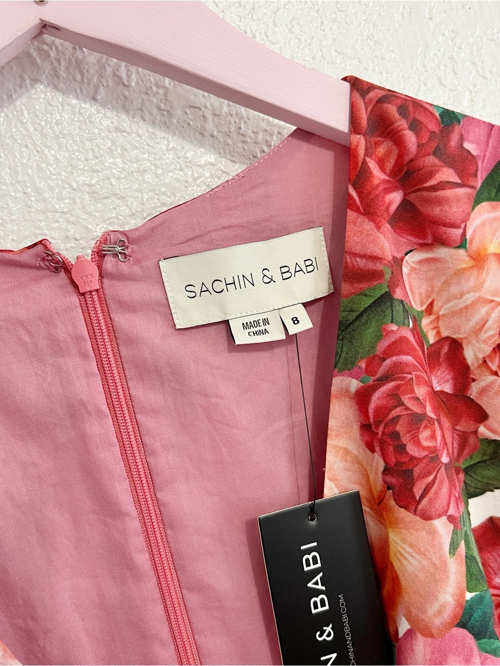 NWT Sachin & Babi Carina Belted Floral Dress - Picture 14 of 14